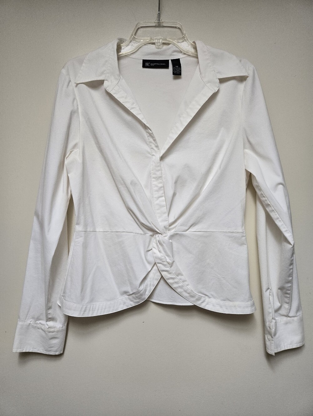 INC International Concepts White Twist-Front